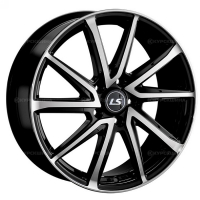 Фото товара - 7,0*17 5*100 ET55 56,1  LS 1290 BKF (конус). Вариант №1