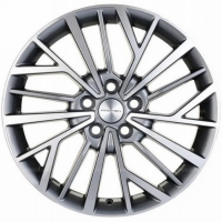 Фото товара - 7,0*17 5*114,3 ET45 66,1  Khomen Wheels KHW1717 F-Silver-FP (X-Trail). Вариант №1