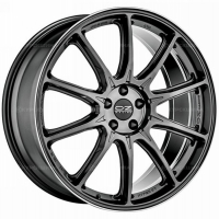 Фото товара - 10,5*20 5*112 ET26 66,46  OZ Hyper XT HLT Star Graphite Diamond Lip. Вариант №1