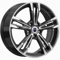 Фото товара - 7,0*18 5*108 ET33 67,1  КиК Karrera Light (КС935) Алмаз черный. Вариант №1