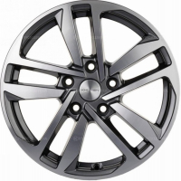 Фото товара - 6,5*16 5*114,3 ET45 60,1  Khomen Wheels KHW1612 Gray-FP (Camry/Corolla/Grand Vitara). Вариант №1