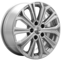 Фото товара - 6,5*16 5*112 ET50 57,1  Khomen Wheels KHW1610 F-Silver (Octavia). Вариант №1