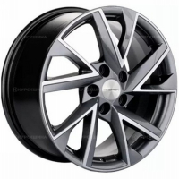 Фото товара - 7,0*17 5*112 ET40 57,1  Khomen Wheels KHW1714 Gray-FP (Kodiaq). Вариант №1