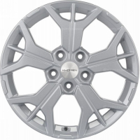 Фото товара - 7,0*17 5*112 ET54 57,1  Khomen Wheels KHW1715 F-Silver (Jetta). Вариант №1