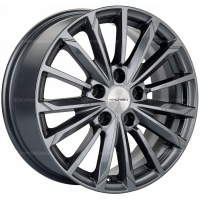 Фото товара - 6,5*16 5*112 ET39,5 66,6  Khomen Wheels KHW1611 Gray (Action). Вариант №1