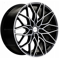 Фото товара - 8,5*19 5*112 ET30 66,6  Khomen Wheels KHW1902 Black-FP (3/4/5/6 Front). Вариант №1