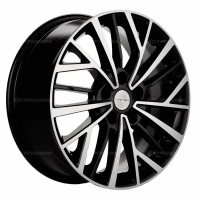Фото товара - 7,0*17 5*108 ET45 60,1  Khomen Wheels KHW1717 Black-FP (Chery Tiggo). Вариант №1