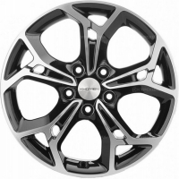 Фото товара - 7,0*17 5*114,3 ET37 66,5  Khomen Wheels KHW1702 Black-FP (Haval). Вариант №1
