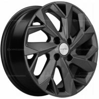 Фото товара - 6,0*15 4*98 ET35 58,6  Khomen Wheels KHW1508 Gray (Lada Granta). Вариант №1