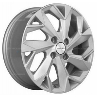 Фото товара - 5,5*14 4*98 ET35 58,5  Khomen Wheels KHW1402 F-Silver (Vaz/Datsun). Вариант №1