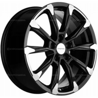 Фото товара - 7,5*18 5*114,3 ET37 66,5  Khomen Wheels KHW1808 Black-FP (Jolion). Вариант №1