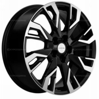 Фото товара - 7,0*18 5*114,3 ET40 66,5  Khomen Wheels KHW1809 Black-FP (Haval DARGO). Вариант №1