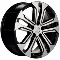 Фото товара - 7,0*18 5*114,3 ET40 66,5  Khomen Wheels KHW1803 Black-FP (Haval DARGO). Вариант №1