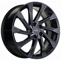 Фото товара - 7,5*19 5*108 ET47 60,1  Khomen Wheels KHW1901 Black (Chery Tiggo 8). Вариант №1