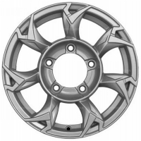 Фото товара - 5,5*15 5*139,7 ET5 98,5  Khomen Wheels KHW1505 F-Silver (Lada NIVA 4x4). Вариант №1