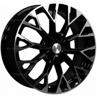 Фото товара - 7,0*17 5*112 ET40 57,1  Khomen Wheels KHW1718 Black-FP (Kodiaq/Tiguan). Вариант №1