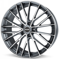 Фото товара - 9,5*19 5*110 ET42 65,1  MAK Speciale-D Graphite Mirror Face. Вариант №1