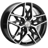 Фото товара - 7,0*17 5*110 ET45 67,1  Khomen Wheels KHW1709 Black-FP (DFM580). Вариант №1