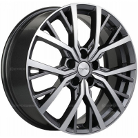 Фото товара - 7,0*18 5*114,3 ET45 60,1  Khomen Wheels KHW1806 Gray-FP (Changan/Geely/Lexus/Suzuki/Toyota). Вариант №1