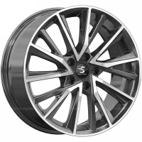 Фото товара - 7,5*18 5*108 ET47 60,1  Premium Series КР010 Diamond Black Gris. Вариант №1