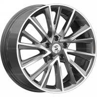 Фото товара - 7,5*18 5*114,3 ET45 67,1  Premium Series КР010 Diamond Gloss Graphite. Вариант №1