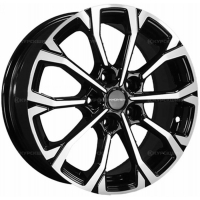 Фото товара - 6,5*16 5*110 ET46 63,3  Khomen Wheels KHW1605 Black-FP (Changan CS35 Plus). Вариант №1