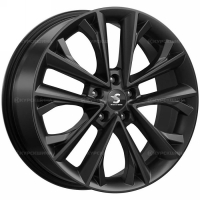 Фото товара - 7,0*18 5*108 ET33 60,1  Premium Series КР012 Fury Black. Вариант №1