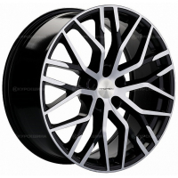 Фото товара - 8,5*20 5*108 ET46 63,4  Khomen Wheels KHW2005 Black-FP (Tugella). Вариант №1