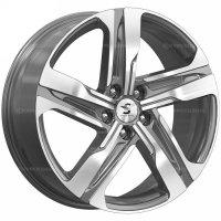 Фото товара - 7,5*19 5*114,3 ET53 67,1  Premium Series КР004 Diamond Gloss Graphite. Вариант №1