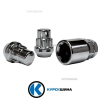 Фото товара - Гайка секретная M 12*1,25*32 (4+1) ключ CH  20605. Вариант №1