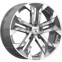 Фото товара - 7,5*19 5*108 ET42 65,1  Premium Series КР015 Diamond Gloss Graphite. Вариант №1