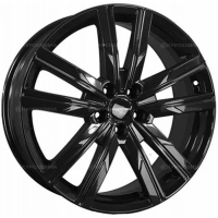 Фото товара - 7,5*19 5*108 ET47 60,1  Khomen Wheels KHW1905 Black (Chery Tiggo 8). Вариант №1