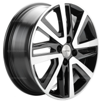 Фото товара - 6,0*16 4*100 ET47 56,6  Khomen Wheels KHW1609 Black-FP (Nexia). Вариант №1