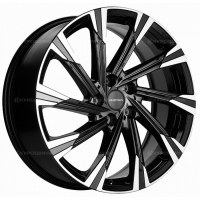 Фото товара - 7,5*19 5*112 ET32 66,6  Khomen Wheels KHW1901 Black-FP (BMW X3/X4). Вариант №1