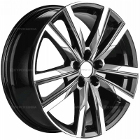 Фото товара - 7,5*19 5*108 ET47 60,1  Khomen Wheels KHW1905 Gray-FP (Chery Tiggo 8). Вариант №1