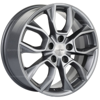 Фото товара - 7,0*17 5*110 ET46 63,3  Khomen Wheels KHW1713 Gray (Changan CS35 Plus). Вариант №1