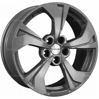 Фото товара - 7,0*17 5*114,3 ET37 66,5  Khomen Wheels KHW1724 Gray (Jolion). Вариант №1