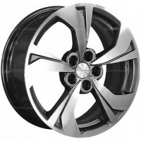 Фото товара - 7,0*17 5*114,3 ET37 66,5  Khomen Wheels KHW1724 Gray-FP (Jolion). Вариант №1