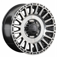 Фото товара - 8,0*17 6*139,7 ET36 100,1  LS FlowForming RC95 BKSF конус. Вариант №1
