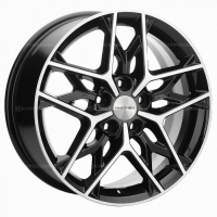 Фото товара - 7,0*17 5*110 ET46 63,3  Khomen Wheels KHW1709 Black (Changan CS35 Plus). Вариант №1