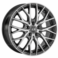 Фото товара - 6,5*16 5*100 ET38 57,1  LS 1369 BKF (конус). Вариант №1