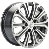 Фото товара - 6,5*16 5*108 ET45 60,1  Khomen Wheels KHW1610 Gray-FP (Chery Tiggo 3/Tiggo 3 Pro). Вариант №1