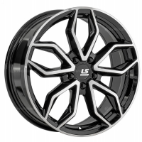 Фото товара - 7,5*18 5*112 ET40 66,6  LS FlowForming RC104 BKF конус. Вариант №1
