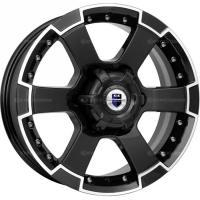 Фото товара - 7,0*16 6*139,7 ET38 100,1  КиК M56 (КС593) Алмаз черный. Вариант №1