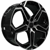 Фото товара - 7,5*19 5*114,3 ET40 60,1  Khomen Wheels KHW1909 Black-FP (NX/RAV4). Вариант №1