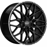 Фото товара - 8,5*19 5*112 ET30 66,6  Khomen Wheels KHW1902 Black MR (Audi/VW). Вариант №1