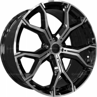 Фото товара - 10,5*20 5*112 ET40 66,6  PDW 5445 Gloss Black Machine Face. Вариант №1