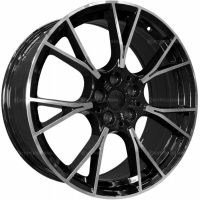 Фото товара - 8,5*19 5*112 ET25 66,6  PDW 5407 Gloss Black Machine Face. Вариант №1