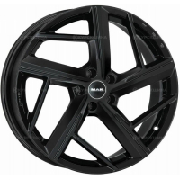 Фото товара - 9,0*20 5*112 ET22 66,45  MAK Qvattro Gloss Black. Вариант №1