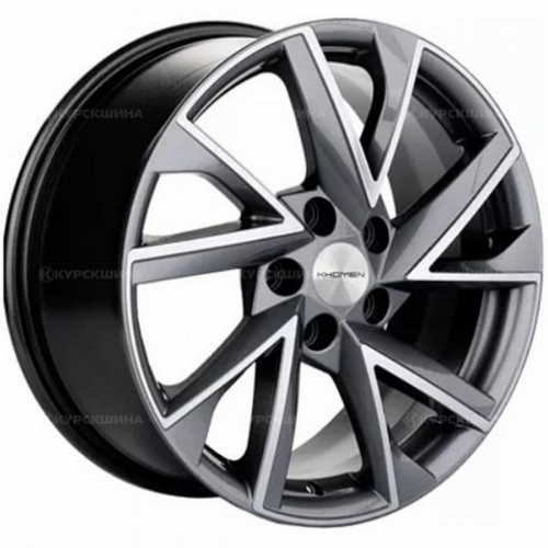 Большое фото товара - 7,0*17 5*114,3 ET45 67,1  Khomen Wheels KHW1714 Gray-FP (X-Trail), 101087. Вариант №2